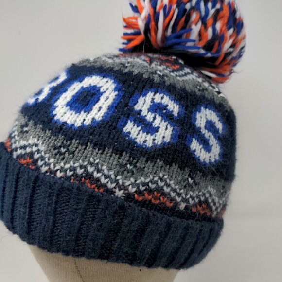 The Children's Place Baby Beanie Hat Knit Blue S 12-24 Months Fair Isle #Boss - Picture 5 of 13